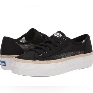 Keds Women's Black Canvas Sneakers